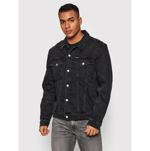 Calvin Klein pánská černá džínová bunda - XXL (1BY)